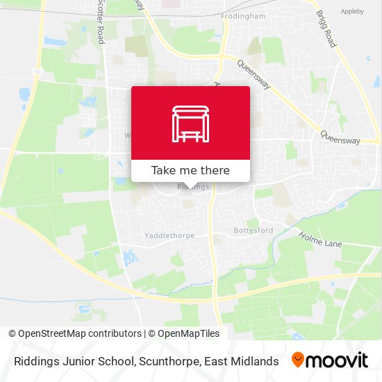 Riddings Junior School, Scunthorpe map