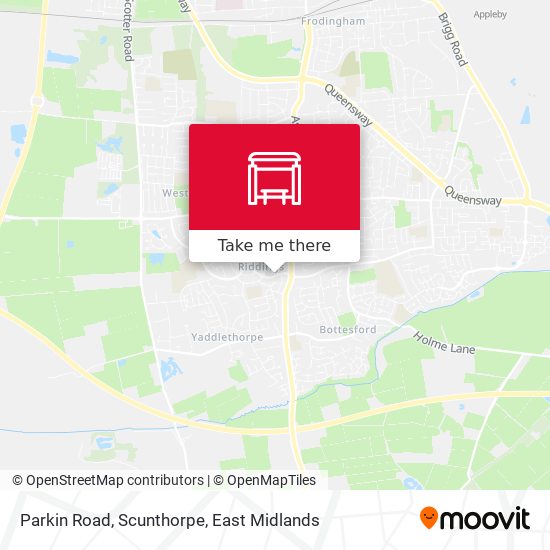 Parkin Road, Scunthorpe map