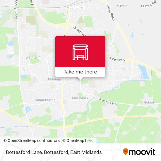 Bottesford Lane, Bottesford map