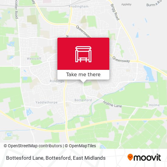 Bottesford Lane, Bottesford map