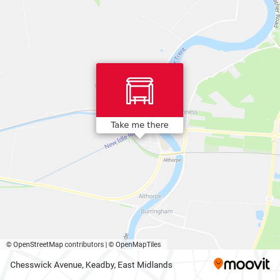 Chesswick Avenue, Keadby map
