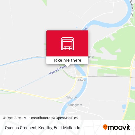 Queens Crescent, Keadby map