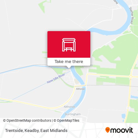 Trentside, Keadby map