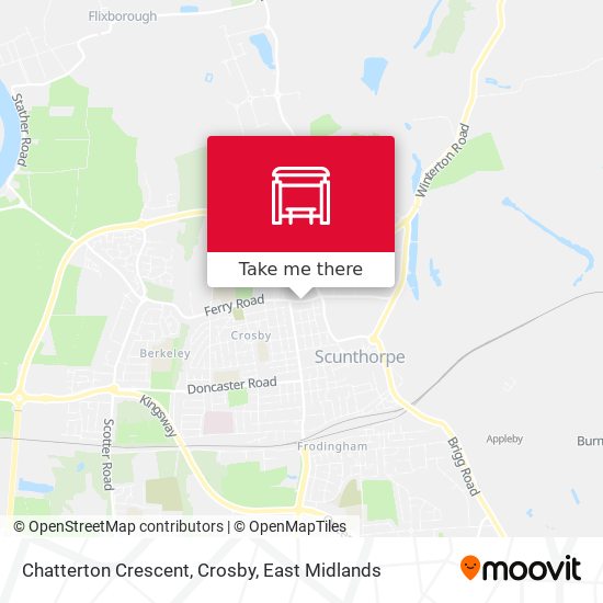Chatterton Crescent, Crosby map