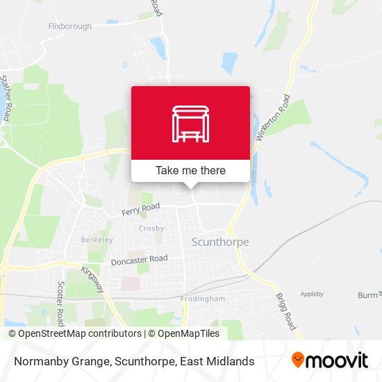 Normanby Grange, Scunthorpe map
