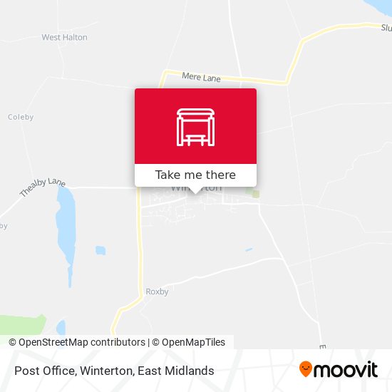 Post Office, Winterton map