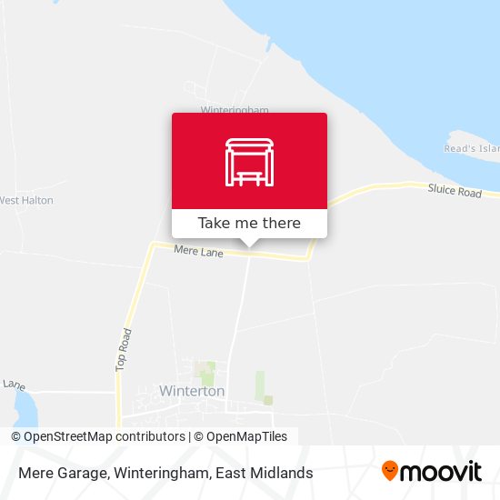 Mere Garage, Winteringham map