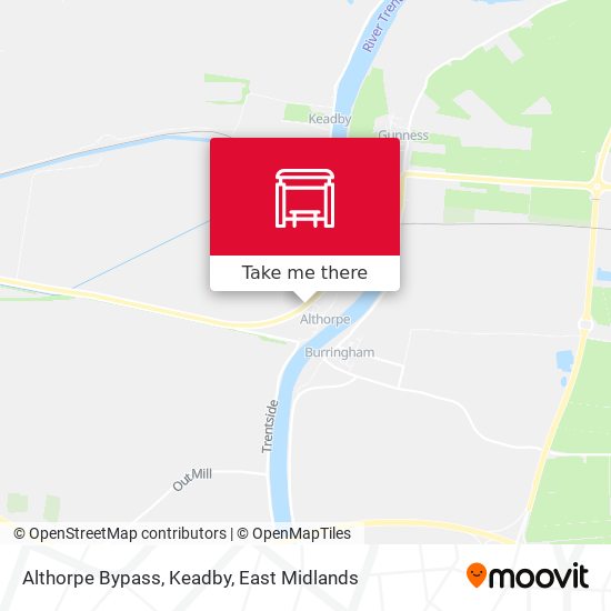 Althorpe Bypass, Keadby map