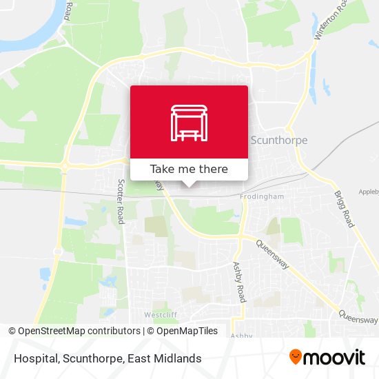 Hospital, Scunthorpe map