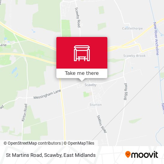 St Martins Road, Scawby map