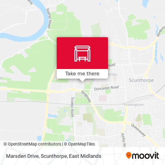 Marsden Drive, Scunthorpe map