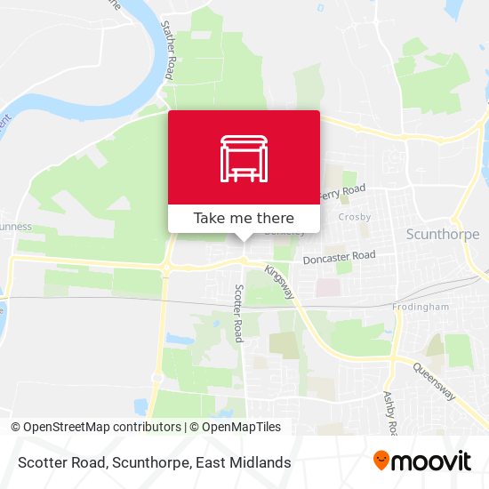 Scotter Road, Scunthorpe map