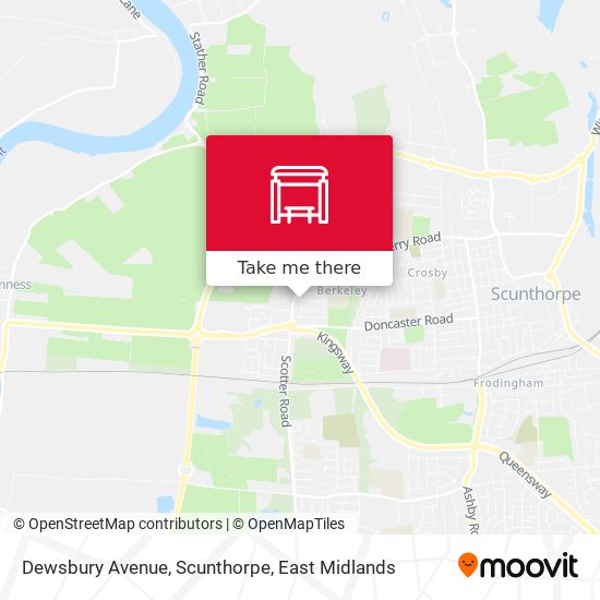 Dewsbury Avenue, Scunthorpe map