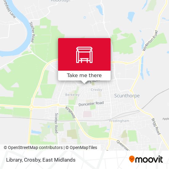 Library, Crosby map
