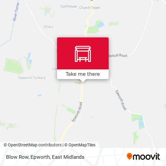 Blow Row, Epworth map