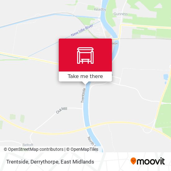 Trentside, Derrythorpe map