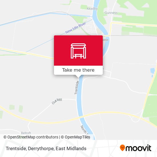 Trentside, Derrythorpe map