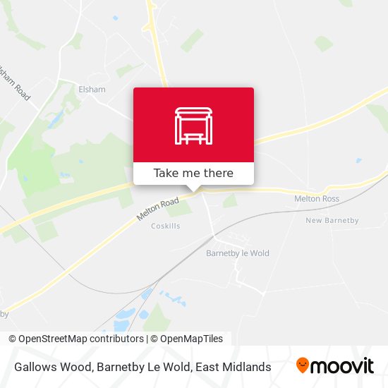 Gallows Wood, Barnetby Le Wold map