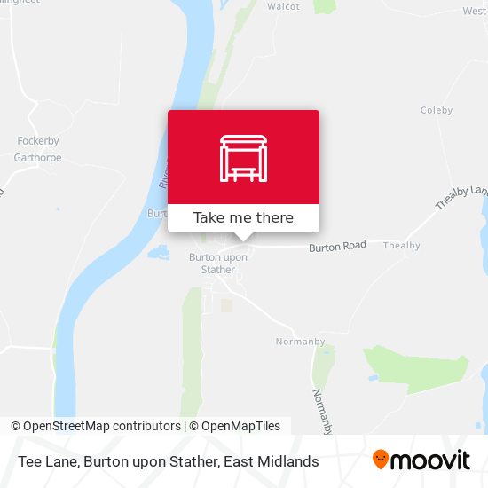Tee Lane, Burton upon Stather map