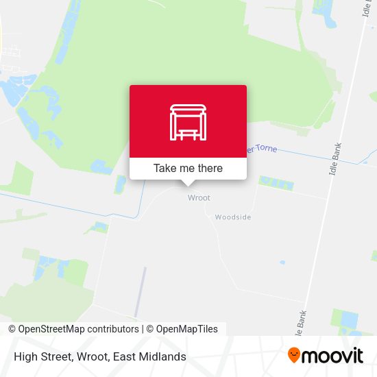 High Street, Wroot map