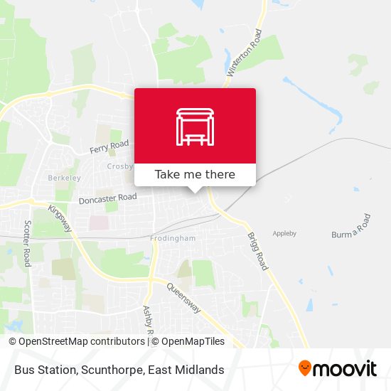 Bus Station, Scunthorpe map