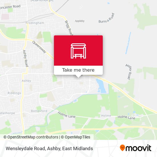Wensleydale Road, Ashby map