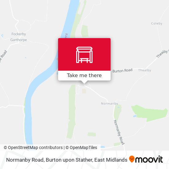 Normanby Road, Burton upon Stather map