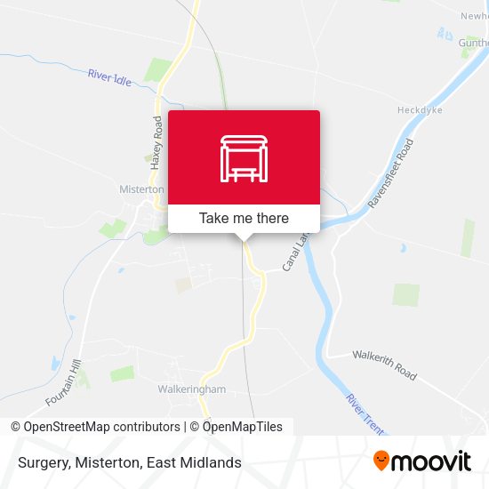 Surgery, Misterton map