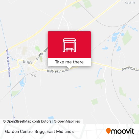 Garden Centre, Brigg map