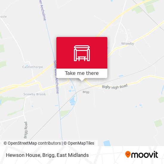 Hewson House, Brigg map