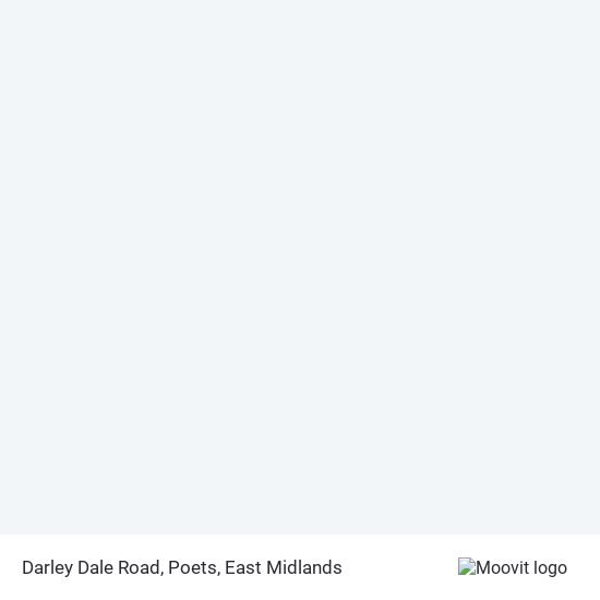 Darley Dale Road, Poets map