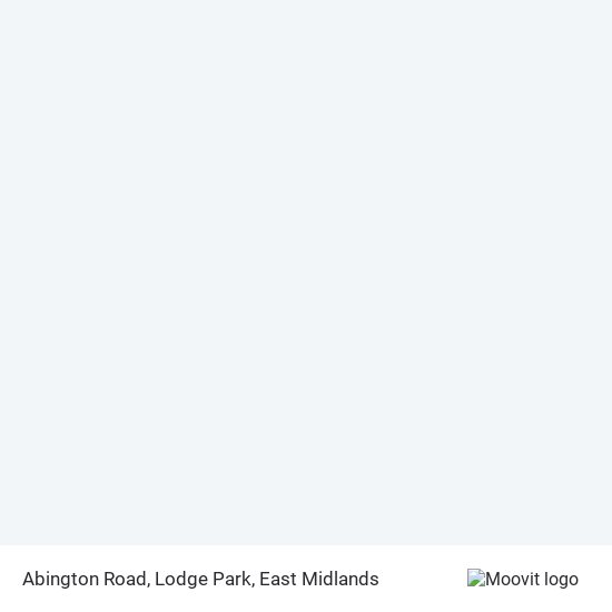 Abington Road, Lodge Park map