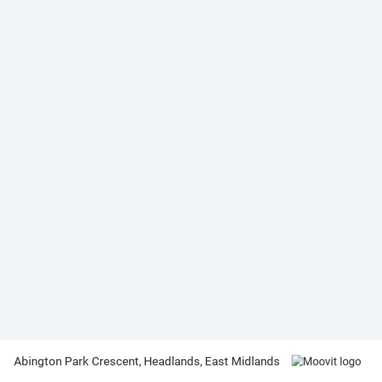 Abington Park Crescent, Headlands map