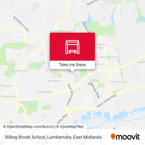 Billing Brook School, Lumbertubs map