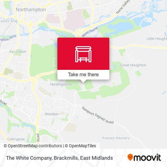 The White Company, Brackmills map