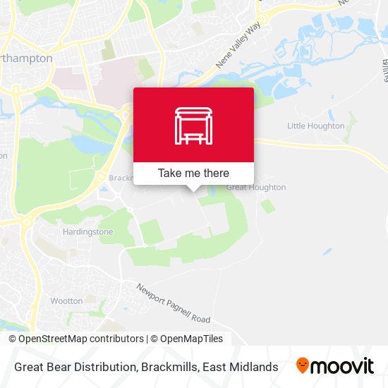 Great Bear Distribution, Brackmills map