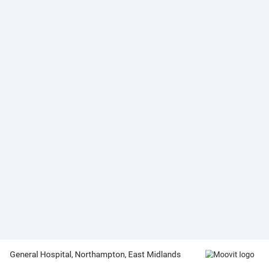 General Hospital, Northampton map