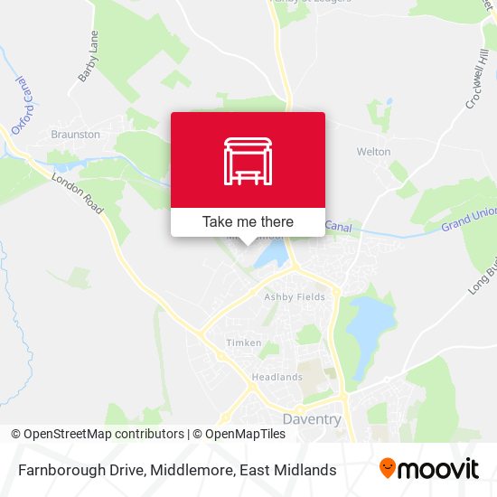 Farnborough Drive, Middlemore map