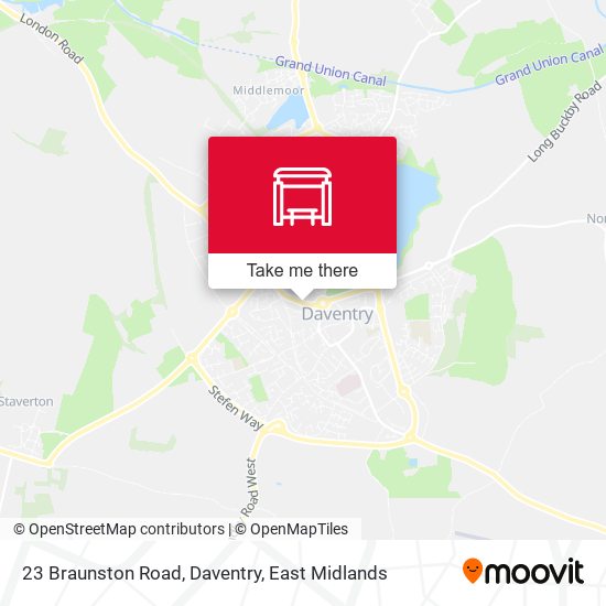 23 Braunston Road, Daventry map