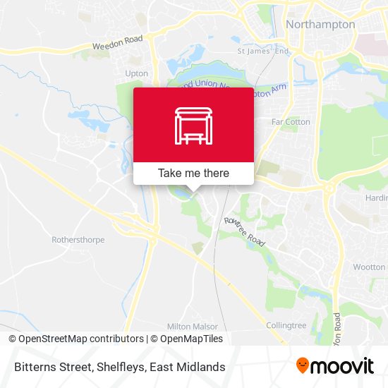 Bitterns Street, Shelfleys map