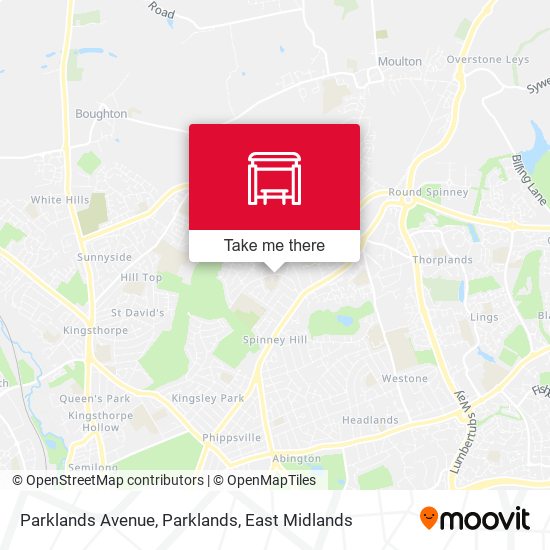 Parklands Avenue, Parklands map
