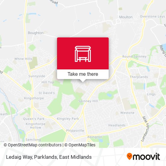 Ledaig Way, Parklands map