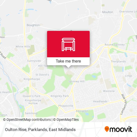 Oulton Rise, Parklands map