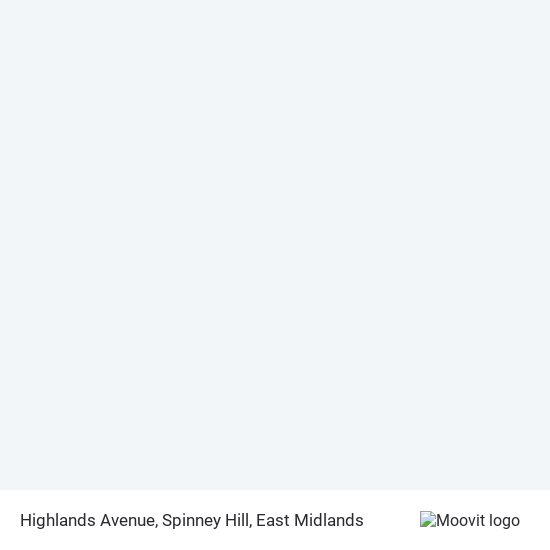 Highlands Avenue, Spinney Hill map