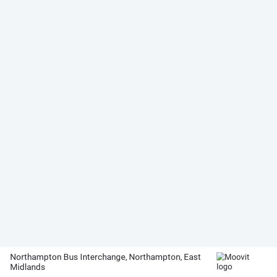 Northampton Bus Interchange, Northampton map