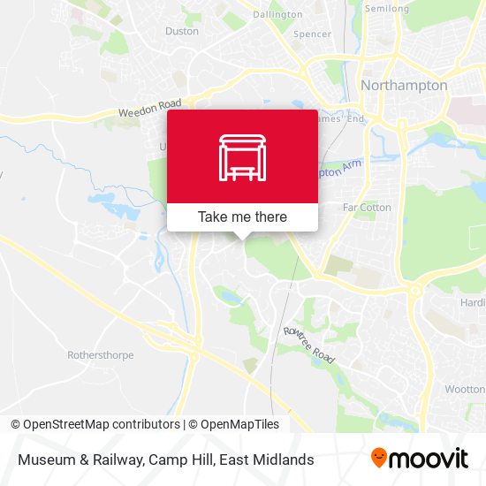 Museum & Railway, Camp Hill map