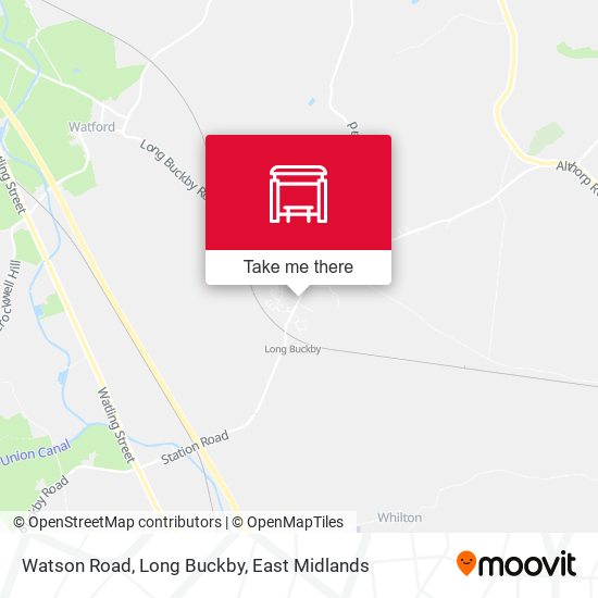 Watson Road, Long Buckby map