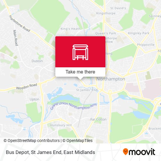 Bus Depot, St James End map