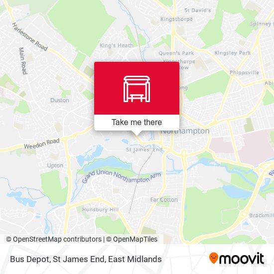 Bus Depot, St James End map