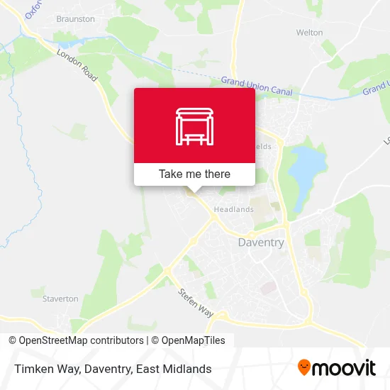 Timken Way, Daventry map
